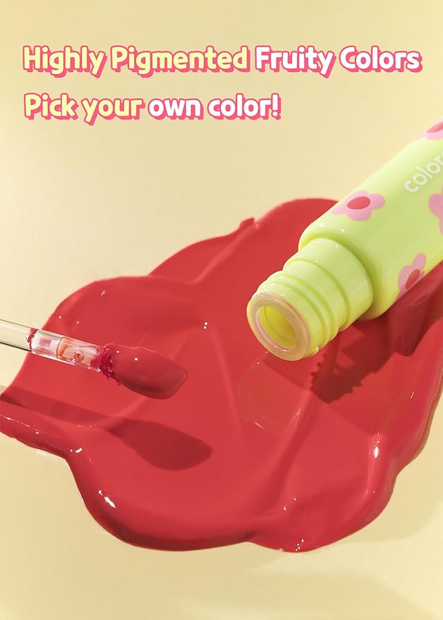 COLORGRAM Fruity Glass Tint 01 Flashing Apricot | Lip 11 Oz