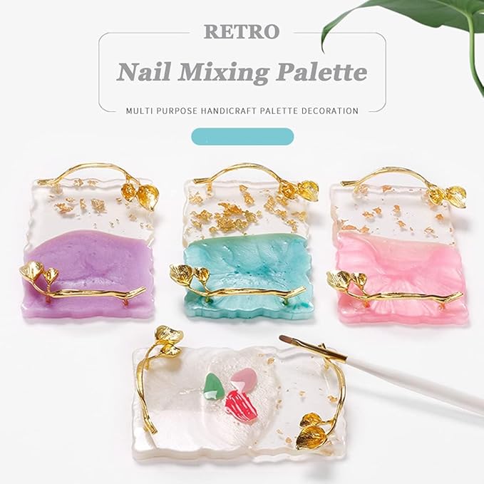 2023 Retro Nail Art Palette, Nail Painting Mixed