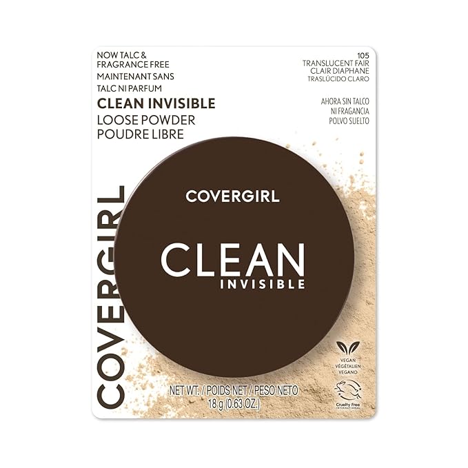 COVERGIRL Clean Invisible Loose Powder - Loose Powder, (0.63 oz) 20g