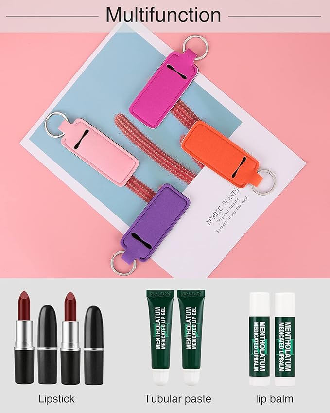 Chapstick Holder Lip Balm Sleeve Pouch