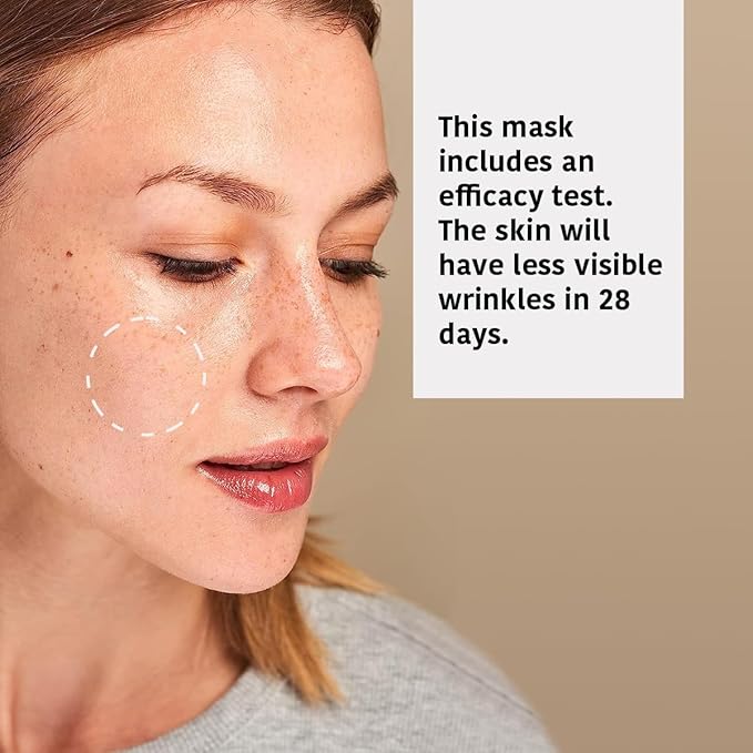 IROHA NATURE Replumping & Anti-Aging Tissue Face Mask (Pack of 5) | With Triple Hyaluronic Acid | Deep Hydration & Anti-Aging Effect | For Softer Skin | 100% Vegan