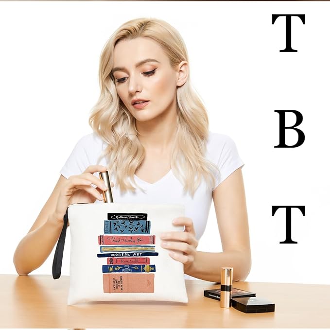 Book lovers gifts makeup bag