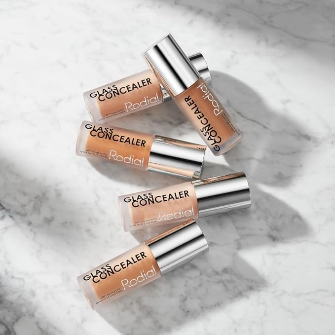 Rodial Glass Concealer Shade 2 - Luminous, Full-Coverage Cream with Peptides and Antioxidants for Flawless Skin, 0.1 fl. oz.