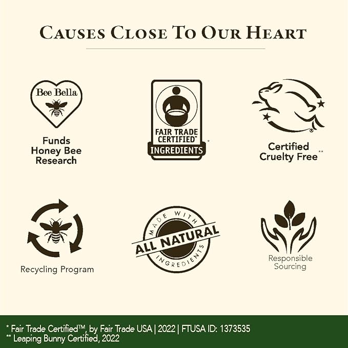 Bee Bella Lip Balm, Lavender Vanilla, Organic