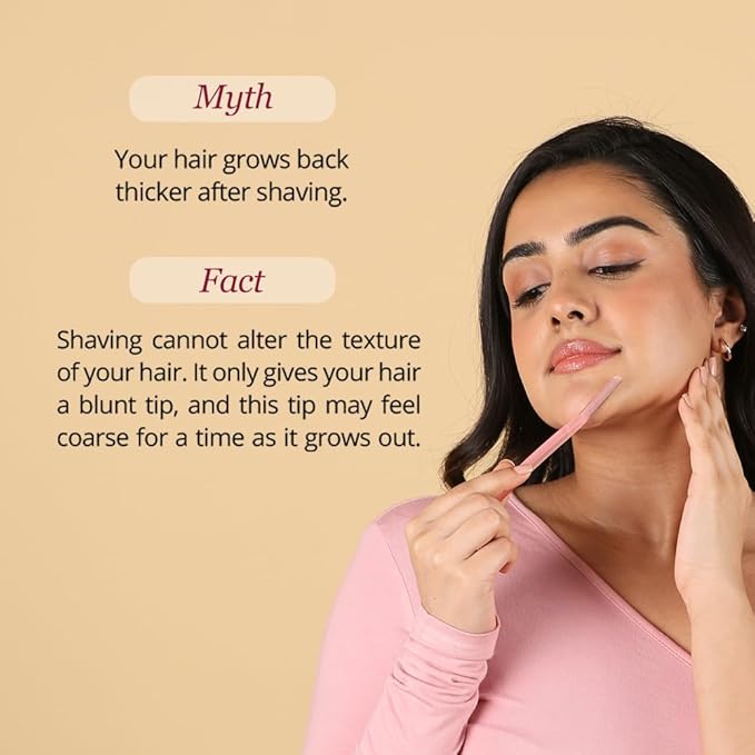 Facial Razor for Women | Painless & Precision Face Hair Removal | for Peach Fuzz, Eyebrow, Chin & Upper Lip | Gentle Exfoliation & Smoother Skin | (3 Count)