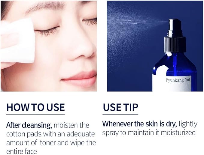 Pyunkang Yul Facial Mist Toner 6.8 Fl. Oz - Face Moisturizer Skin Care Korean Spray Toner for Oily and Combination Skin Types - Astringent for Face Certified as a Zero-Irritation - Watery Texture