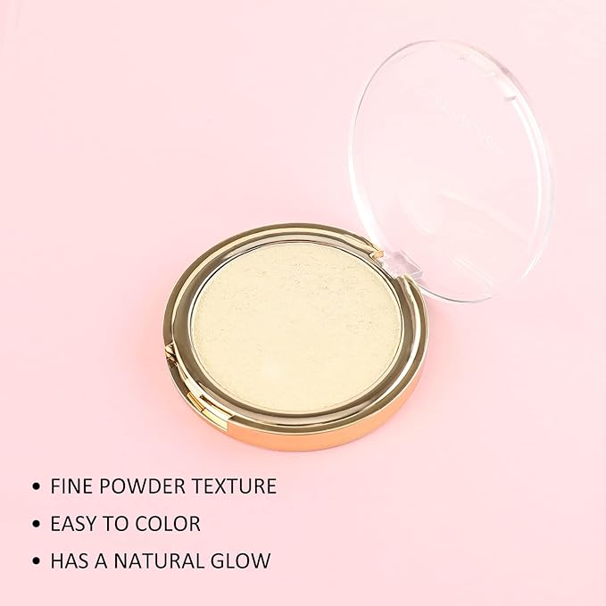 Boobeen Highlighter Powder Palette - Glow Shimmer Illuminator Brighten Skin