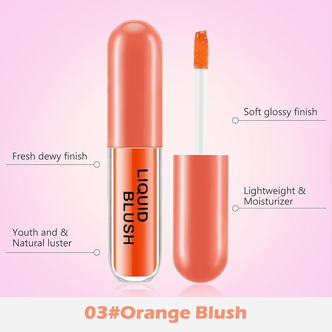 Boobeen Color Changing Liquid Blush Long Lasting Waterproof Dewy Finish