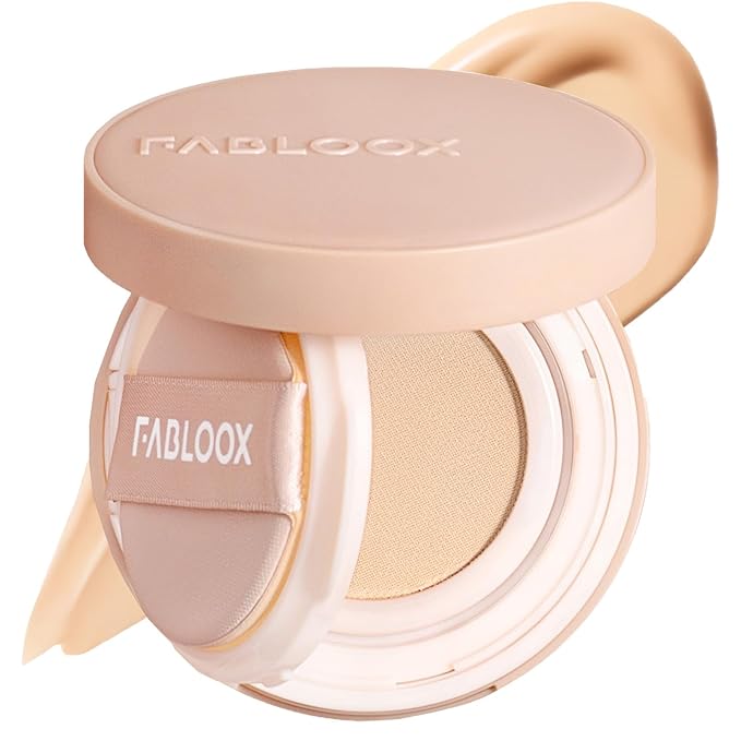 Cellglow Pro Lasting Cushion Foundation, Brighten Skin Skincare Foundation Cushion Natural Coverage Nourishing Makeup, Breathable and Lightweight, Vegan, Warm Vanilla, Refill not Included