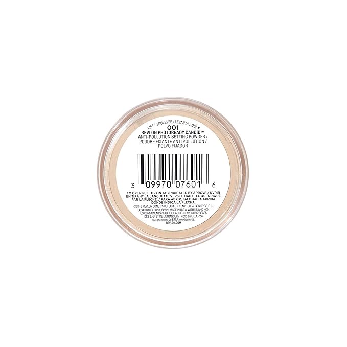 Revlon PhotoReady Candid Setting Powder, with Anti-Pollution, Antioxidant Ingredients, without Parabens, Pthalates and Fragrances; Shade 003 .34 Fluid Oz