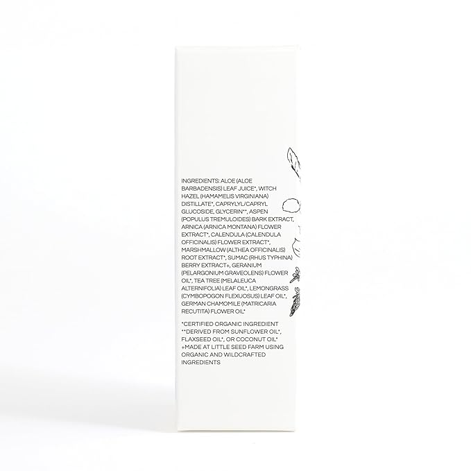 Little Seed Farm Balancing Facial Mist & Toner – Witch Hazel Toner & Pore Minimizer, Net Wt. 4 fl oz | 118ml