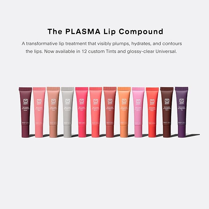 U Beauty The PLASMA Tinted Lip Compound - Anti-Aging & Anti-Wrinkle Lip Gloss, Hyaluronic Acid, Shea Butter & Peptides for Hydration & Plumping, Lady- 15 mL
