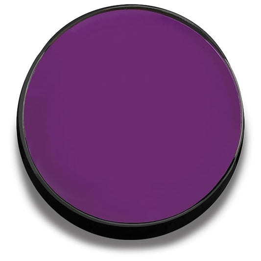 Mehron Makeup Color Cups | Stage, Foundation, Face Paint, Body Paint, Halloween | Face Paint Makeup | Greasepaint .5 oz (14 g) Purple