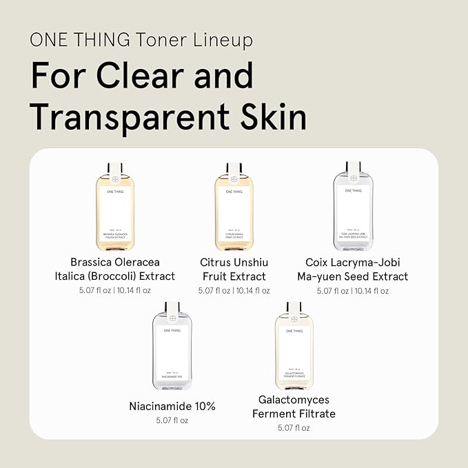 ONE THING Citrus Unshiu Fruit Toner (Tangerine Extract) 5.07 Fl Oz | Hydrating Revitalizing Facial Extract, Uneven Dull Skin, Vitamin C | Acne Scars Dark Spots Pigmentation | Vegan Korean Skin Care