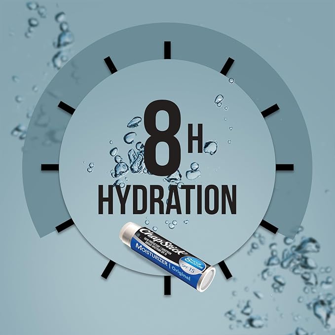 ChapStick Moisturizer 2-in-1 Lipcare 6-Pack (3 Original, 3 Cool Mint) – 8-Hour Lip Balm with Broad Spectrum SPF, Aloe & Vitamin E, 0.15 Ea