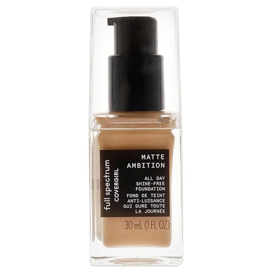 COVERGIRL Matte Ambition, All Day Foundation, Medium Cool 1.01 Ounce