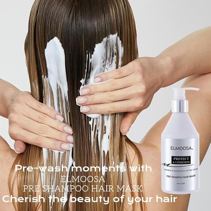 Caviar Pre-Shampoo Hair Mask - Repair Bleached Hair, Cold-Pressed Extract, For Permed/Damaged Hair/Caviar Hair Treatment/Heat Protection