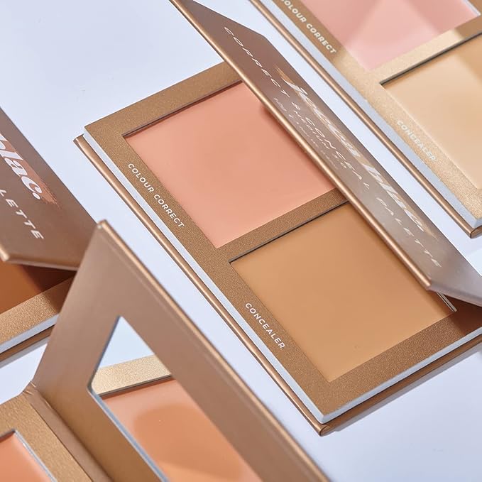 Jecca Blac Correct and Conceal Medium Coverage Palette, Lightweight Long Lasting Formula, Medium To Full Coverage, Gender Neutral and LGBTIQA+ Inclusive Make Up, Medium 5.0, 12g