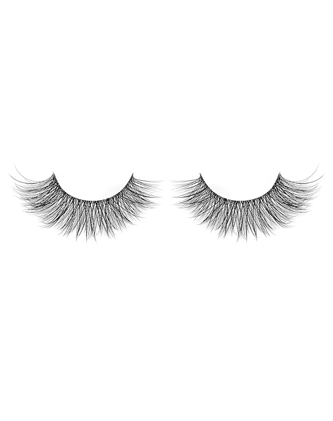Natural Lashes Wispy False Eyelashes Cat Eye 3D False Lashes Fluffy Fake Eyelashes Strip Eye Lashes Pack 7 Pairs