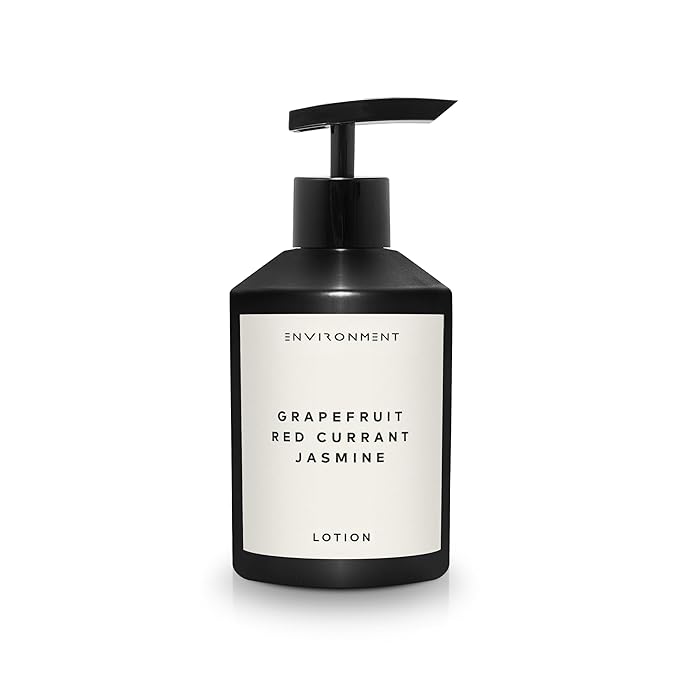 ENVIRONMENT Inspired by 5-Star Hotels MRT Lotion, 300ml Luxury Scented Lotion (Grapefruit | Red Currant | Jasmine) Bathroom Luxury, Men & Women High-End Body Lotion, Hand Cream, Dry Skin Treatment