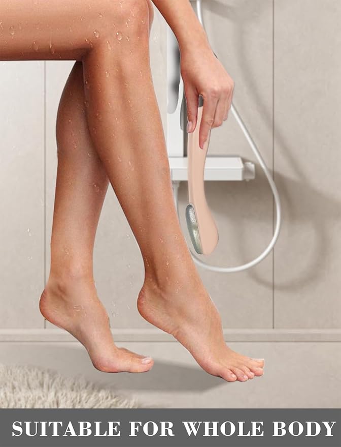 NEWDERMO Microdermabrasion Machine Pro, Large Diamond Electric Microdermabrasion Wand Tool With 3 Levels Frequency for Face Body Exfoliate Skin Care (Pink)