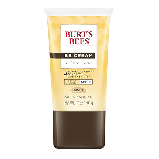 Burt's Bees BB Cream with SPF 15, Light, 1.7 Oz (Package May Vary)