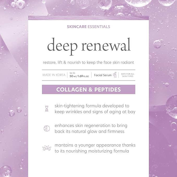 Collagen and Peptides Under Eye Patches - Reduces Puffiness & Dark Circles, Firming & Anti-aging Under Eye Pads - Cruelty Free Korean Skin Care For All Skin Types - 5 Pairs