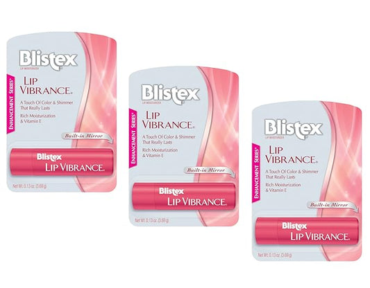 Blistex Lip Vibrance, Lip Protectant 0.13 oz (Pack of 3)