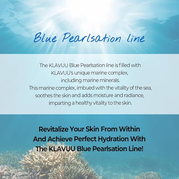 BLUE PEARLSATION MARINE AQUA ENRICHED CREAM - Hypoallergenic Deep Moisturizer with Apple Water for Nourished, Balanced Skin, Perfect for Sensitive Skin Seeking Hydration and Radiance – 1.69 floz