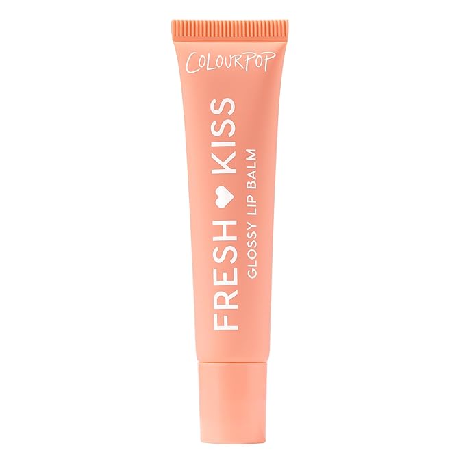 ColourPop Fresh Kiss Glossy Lip Balm - Hydrating Lip Care Enriched with Peptides, Hyaluronic Acid, Shea Butter & Vitamin E for an Ultra-Cushiony Formula - Mango Sorbet (0.49 oz)