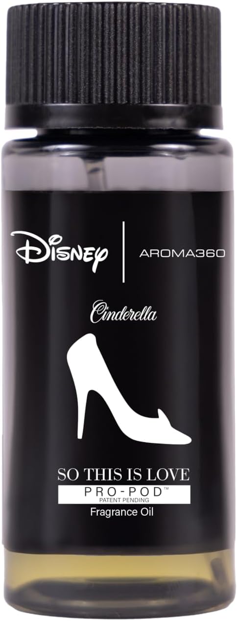 Aroma360 x Disney | So This is Love Pro-Pod Oil Blend | Disney Princess Cinderella Luxury Essential Diffuser Oil | Aromatherapy Scent Diffuser Oil | Pear, Jasmine and Patchouli 1.7 fl oz, 50 mL