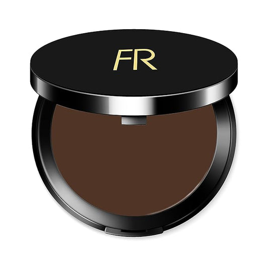 Cream To Powder Foundation by Flori Roberts, Full Coverage for Women of Color or Deeper Skin Tones, Long Lasting Makeup, Matte Finish, Covers Uneven Complexion and Hides Imperfections, 0.30 oz