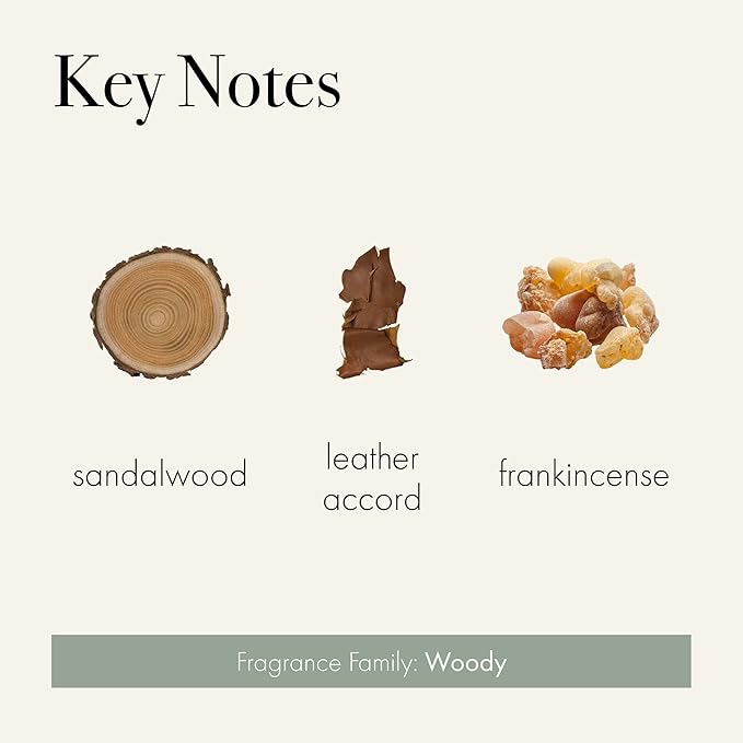 LAFCO New York Signature Reed Diffuser, Feu de Bois - 15 oz - Up to 9 Months Fragrance Life - Reusable, Hand Blown Glass Vessel - Natural Wood Reeds - Made in The USA