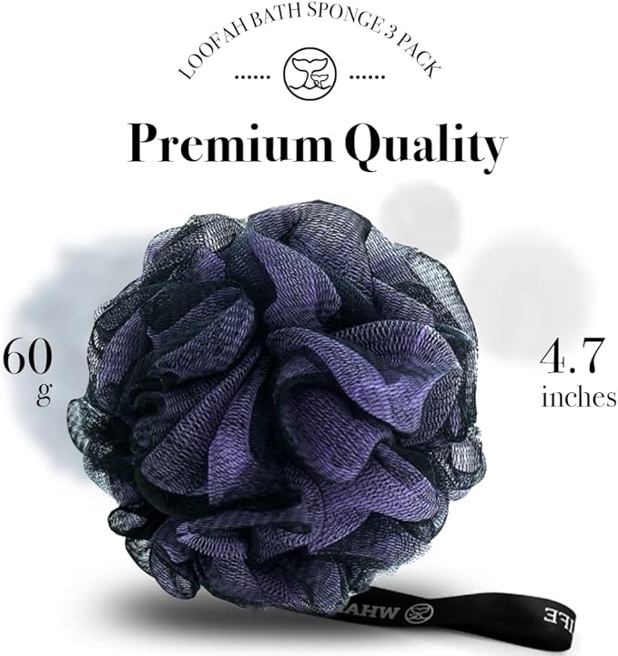 Loofah sponge bath sponge for