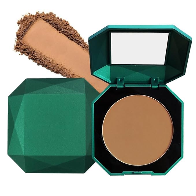 Pressed Matte Face Powder Makeup & Setting Powder for Poreless Wrinkle Blurring Contour Concealer Finishing,Lightweight,High Coverage,Shine Control, N.W 10g (03)