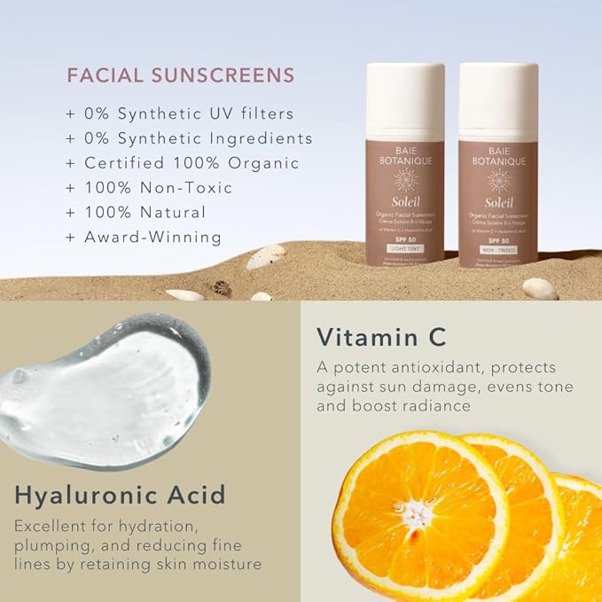 Baie Botanique Soleil Organic Facial