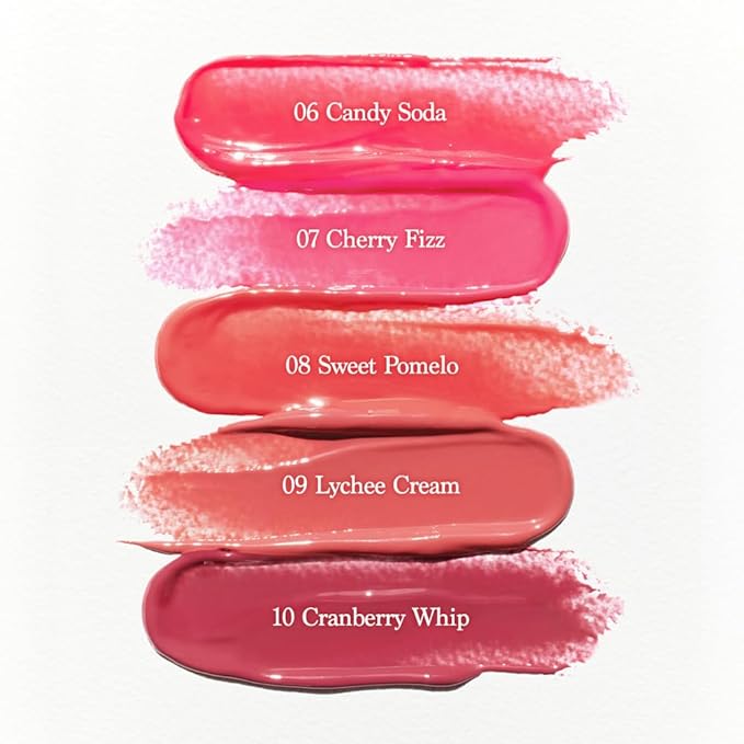 Dasique Melting Candy Balm (#08 Sweet Pomelo) | Glossy Balm | Moisturizing | For dry Lips | Vegan