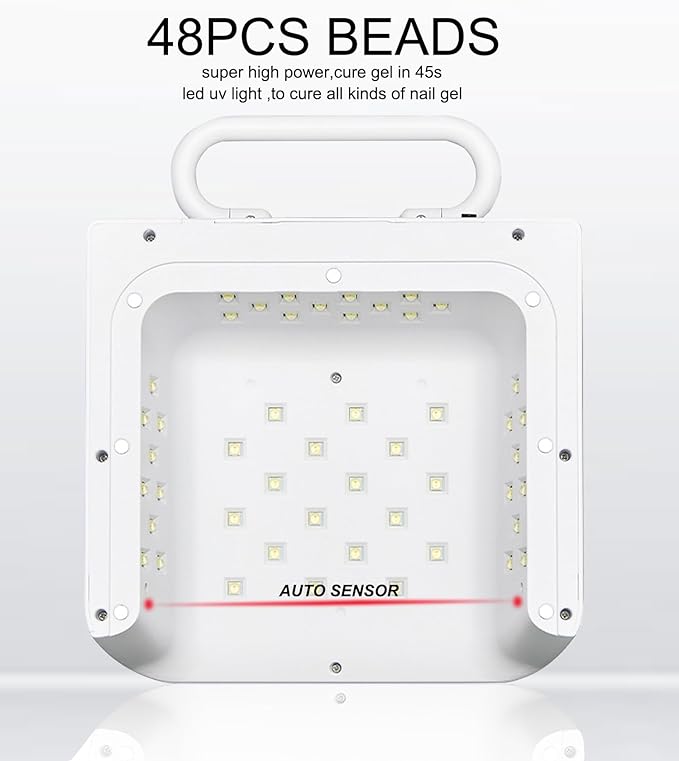 Cordless uv nail lamp 220w,