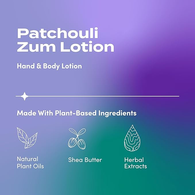 Zum Hand and Body Lotion - Patchouli- 6 fl oz