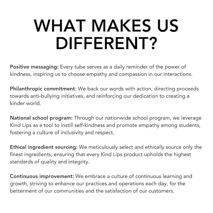 Kind Lips Lip Balm - Nourishing & Moisturizing Lip Care for Dry Lips with Shea Butter, Beeswax & Vitamin E | Vanilla Lemon Flavor | 0.15 Oz (Single Tube)