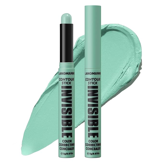 Contour Stick Corrects Skin Tone Bronzer Waterproof Sweat Concealer Green