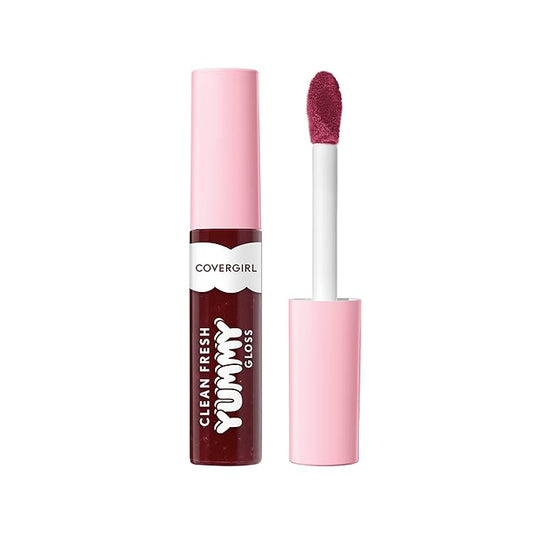 COVERGIRL Clean Fresh Yummy Lip Gloss, Sheer, Natural Scents, Vegan Formula - Acai You Later