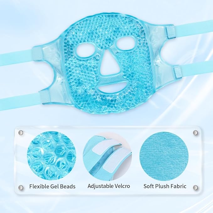 Cold face eye masks ice