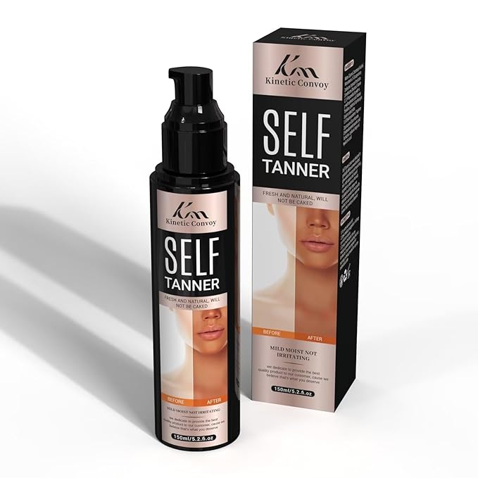 Self Tanner Tanning Lotion-Nice smell,Natural & Organic Ingredients Clear Self Tan - Sunless Tanning Lotion Best Sellers for Face,Body,and Legs. Moisturizer for Fair to Medium Skin