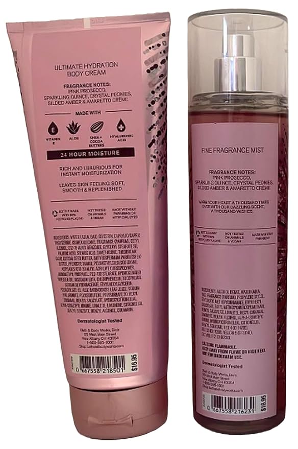 Bath & Body Works - Signature Collection - A Thousand Wishes- Gift Set- Fine Fragrance Mist & Ultra Shea Body Cream by Bath & Body Works