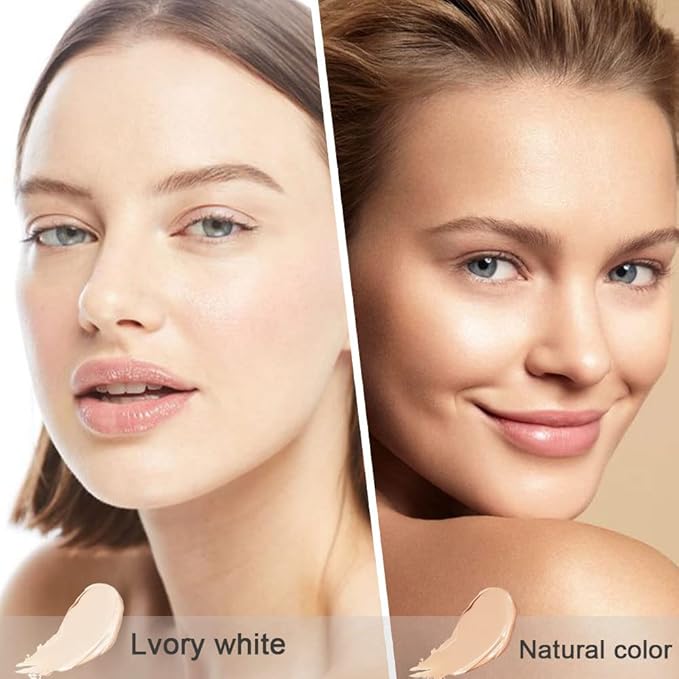 evpct 2pcs Tri-color Pot Concealer Palette Cream, Face Contour Color Corrector Makeup Palette Cream Kit for Mature Skin Under Eye Colors Corrector Creamy Pot Concealers Full Coverage for Dark Circles