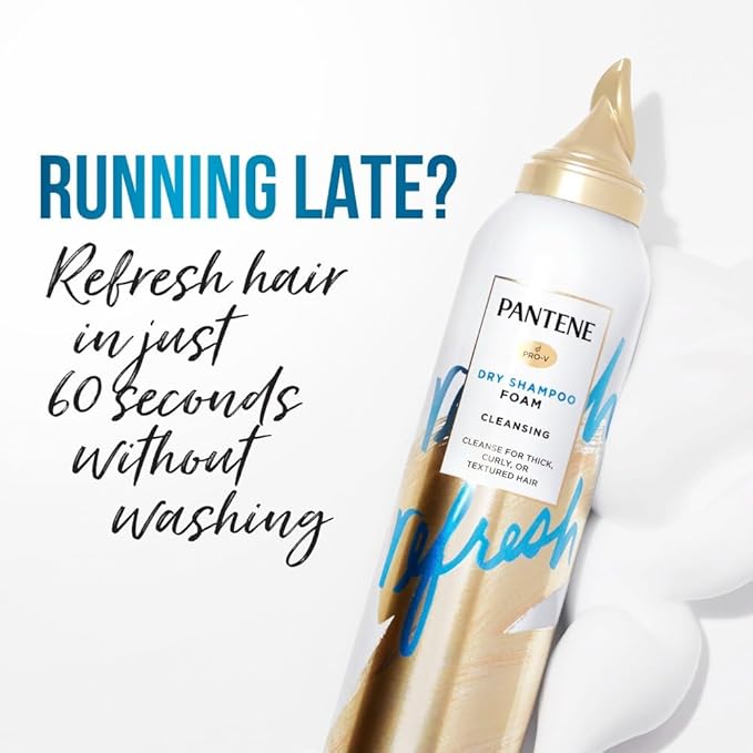 Pantene Pro-V Refresh Cleansing Dry Shampoo Foam, 5.9oz