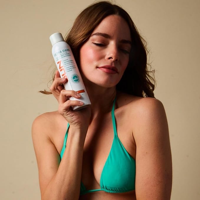 Sun Laboratories By Giesee Ultra Dark Micro Mist Spray Tanner - Self Tanning Lotion, Sun Tanning Lotion, Spray Tan Solution - Instant Tan Spray, Self Tanner Face Mist, Sunless Tanning Water Spray