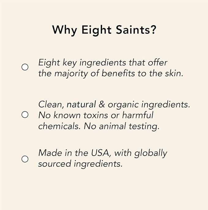 Eight Saints Night Shift Anti-Aging Gel Face Moisturizer, Natural and Organic Anti Wrinkle Night Cream Gel For Face To Reduce Fine Lines and Wrinkles, 2 Ounces
