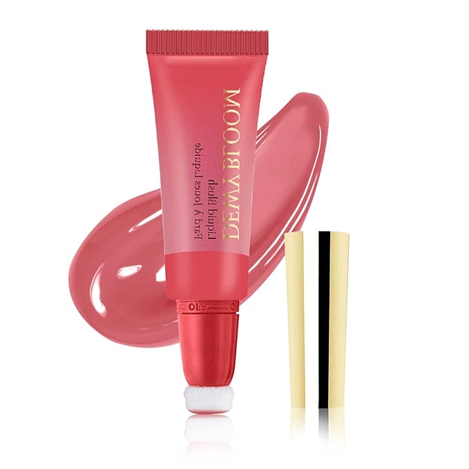 CAHIUYOA Blush Wand Liquid Cream Blush Makeup Stick Dark Rose